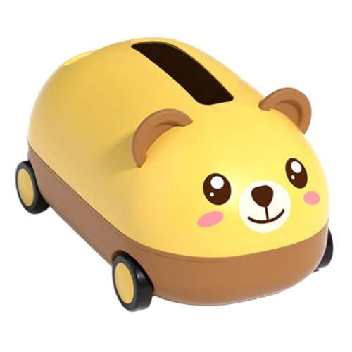 Cabilock Cartoon Car Tissue Box Holder Napkin Dispenser Home Office Decor Compact Size