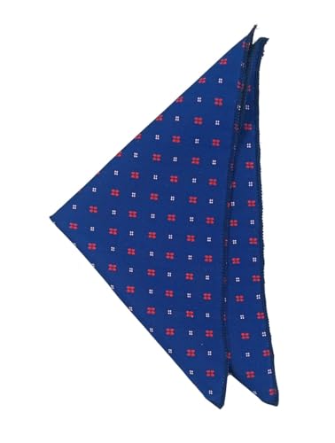 Image of GOOD 1 STORE formal cravat set for men with pocket square Men's Cravat Necktie, Self Design Microfiber Dark Multi color Free Size
