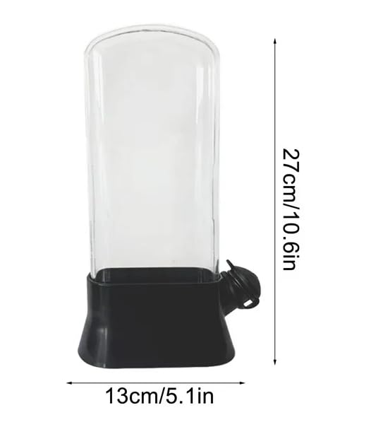 Image of Fresh Herb Storage Container with Herb Peeler, Clear Glass Keeper for Parsley, Asparagus and Herbs,Herb & Vegetable Storage Container for Fridge, Black Base