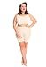 All Woman Plus Size Anti Chafing Short Leg Panties No Riding up- Single Pair (US14/18 Waist to 42", Natural)(UK18/22)