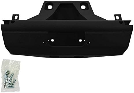 SuperATV Placa de montaje de cabrestante para Can-Am Maverick X3 (ver ajuste) Reemplaza el mamparo y el deflector delantero Revestimiento en polvo