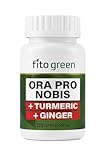 Ora Pro Nobis with Turmeric and Ginger Supplement (Cúrcuma + Gengibre) – 120 Capsules, 500mg, Made in Brazil