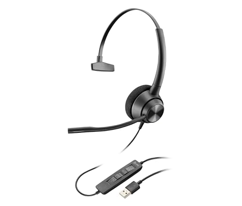 POLY Casque à oreille simple monaural EncorePro 310 USB A TAA Neuf - vue 9