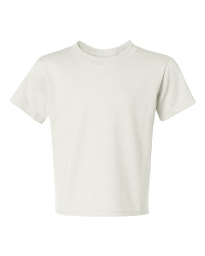 Youth Heavyweight Short Sleeve Tee Shirt, Color: White, Size: Large