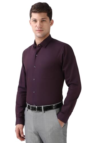Image of Peter England Mens Polycotton Slim Fit Shirt