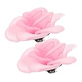 Einzigartiges handgefertigtes design: jeder schuhclip verfügt über eine handgefertigte stoffrose und bietet einen unverwechselbaren und anspruchsvollen look, eine blumenverzierung für schuhe und ein schuhdekorationszubehör