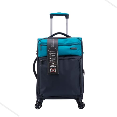 Mala Bordo Antifurto Ultra Leve Zíper Expansor Rodas Duplas 360º