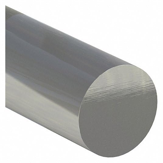 Matte Polycarbonate Rod Stock 4 ft. L, 3/4