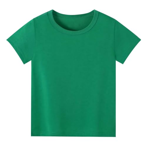Haut Fille Coton T-Shirt de Sport Enfant Respirant et Absorbant en Coton pour Gym et Activités Club 2-14 Ans A17
