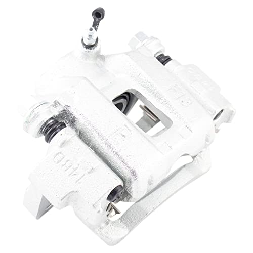 Image of TRQ Rear Brake Pad and Rotor Set Ceramic Coated Rotors Calipers
