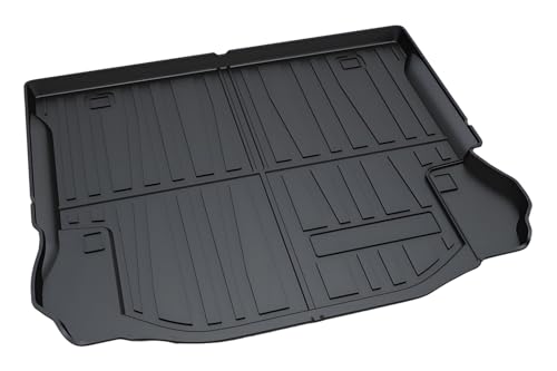 Wrangler Cargo Liners,All Weather Guard 3D Modeling Heavy Duty TPO Waterproof Rear Cargo Tray Trunk Floor Mat Protector Custom Fit Compatible with Jeep Wrangler 2011-2017 4-Door & 2018 JK 4-Door
