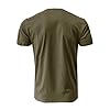 Mens Henley T-Shirts Cotton Short Sleeve Shirts Casual Summer Shirt Tops Green T Shirt Men XXXL #2