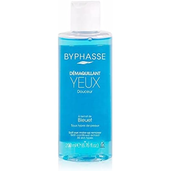 BYPHASSE - Démaquillant Yeux - A l'extrait de Bleuet - miękki środek do usuwania makijażu oczu - 200 ml
