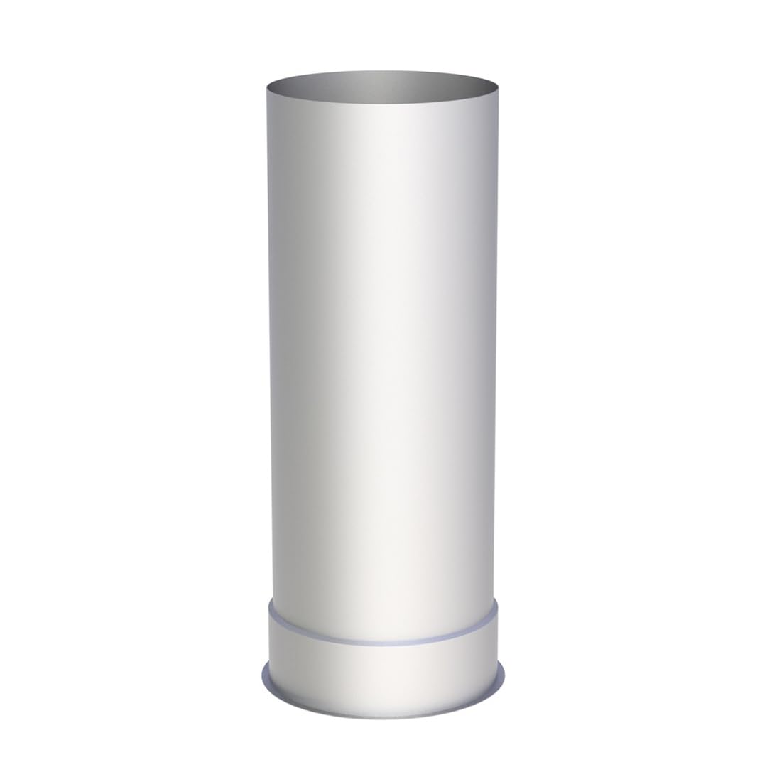 EW-FU Ø 120 mm Wandfutter aus Edelstahl - für 2 mm Ofenrohr - Länge 500 mm