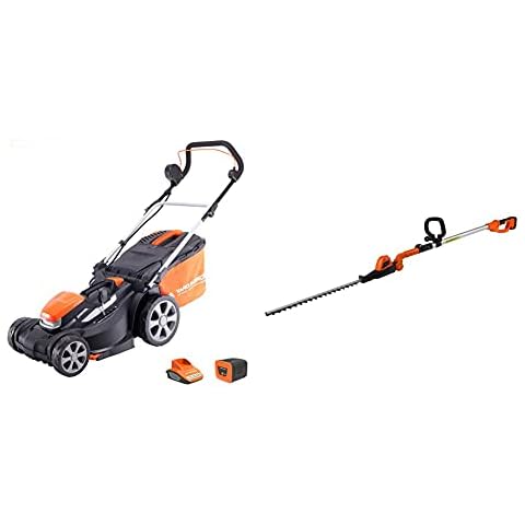 Yard Force 40V Cordless Lawnmower and Hedge Trimmer Cover