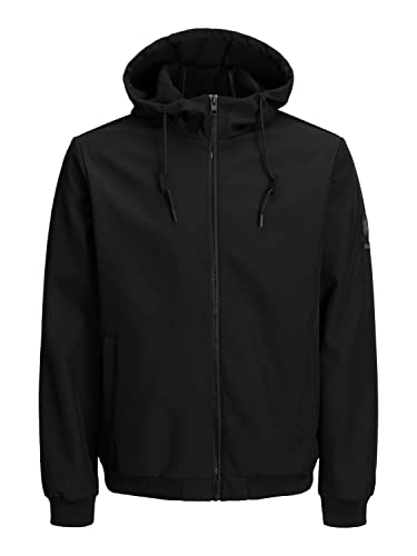 Jack & Jones Men's JCOCLASSIC Waffle Jacket PS Jacke, Black, 3XL