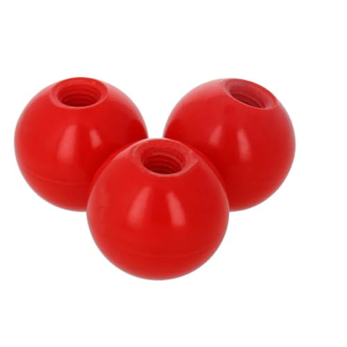 Image of Othmro 3pcs Thermoset Ball Knob M12 Female Thread Machine Handle 1-5 /8 inch Diameter Smooth Rim