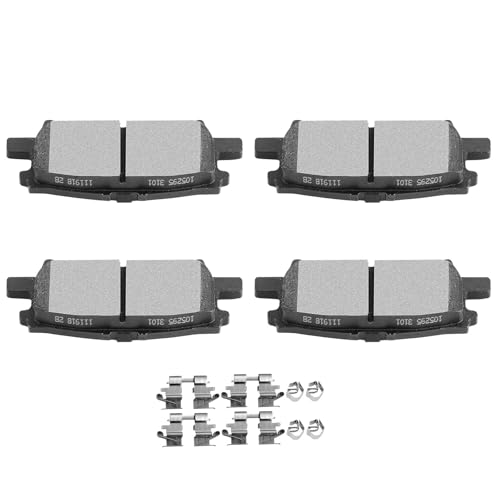 Image of SCITOO D996-7897 Disc Brake Pads Sets Rear Semi-Metal Brake Pads w /Hardware | For Lexus For RX330 2004-2006,For RX350 2007-2009,For RX400h 2006-2008,For Toyota For Highlander 2004-2007
