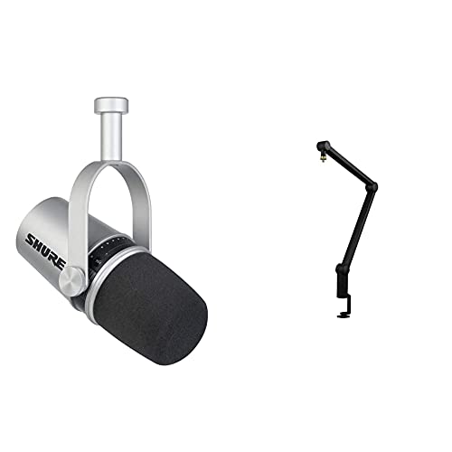 SHURE MV7、Ulanzi マイクアーム SHURE MV7:高品質マイク。おすすめのマイクアームもご紹介