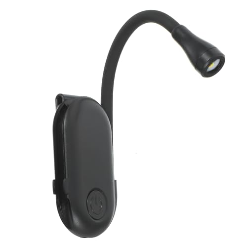 BELLIFFY Clip Led Reading Lamp Rechargeable Book Light Brightness for Night Reading Study and Travel Portable Eye- for Bedside and Desk Use
