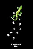  Gecko: Kalender 2021 und Jahresplaner von Januar bis Dezember mit Ferien, Feiertagen und Monatsübersicht  Organizer, Taschenkalender und Organizer für 1 Jahr