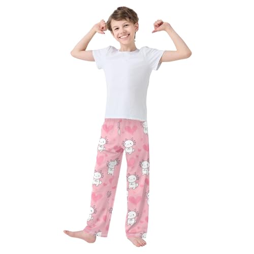 Love Salamander Pattern Pajama Pants Long Sleep Pant Soft PJ Bottoms Sleepwear2