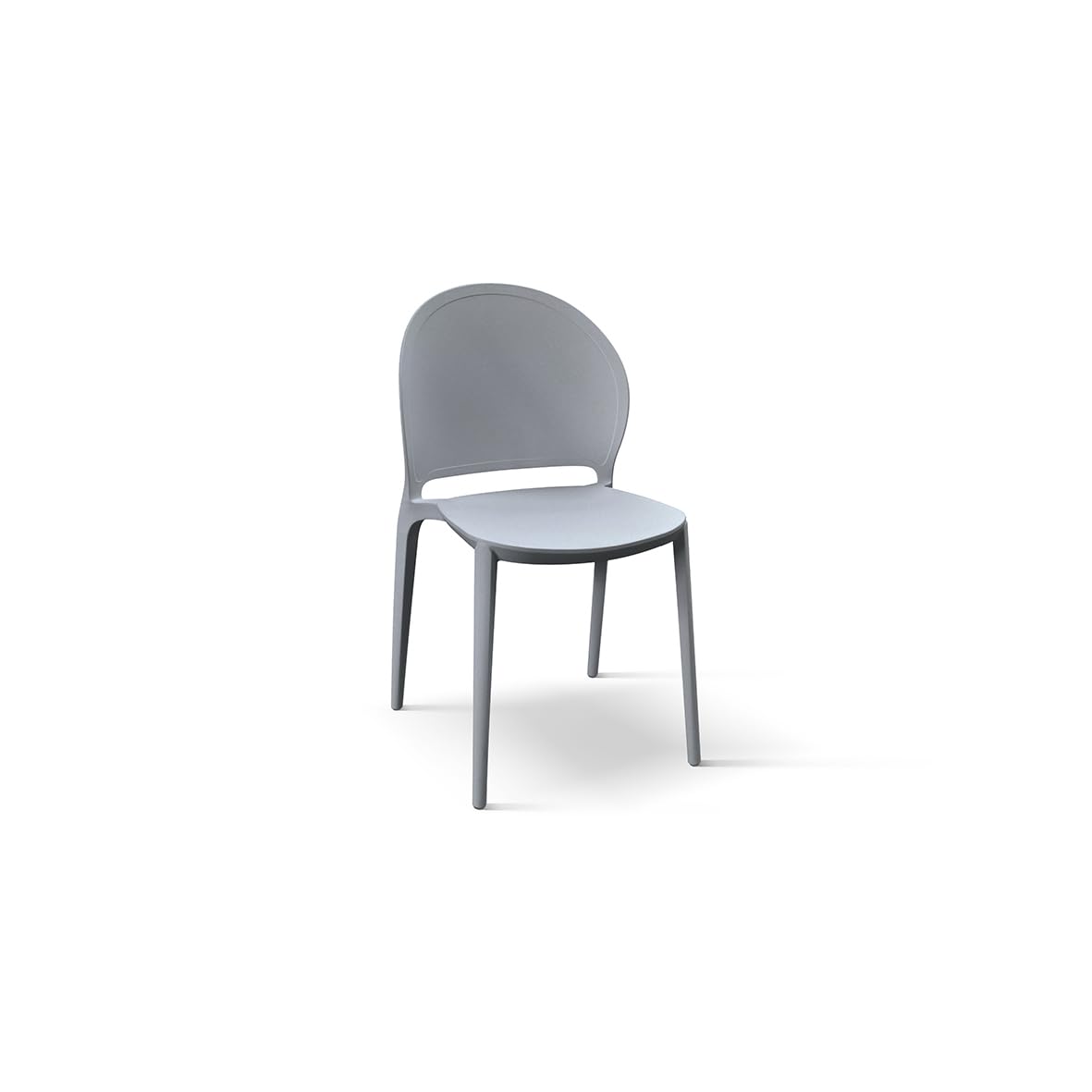 PAZZO Design Silla Stefania Juego de 4 Sillas Gris - ID_1996