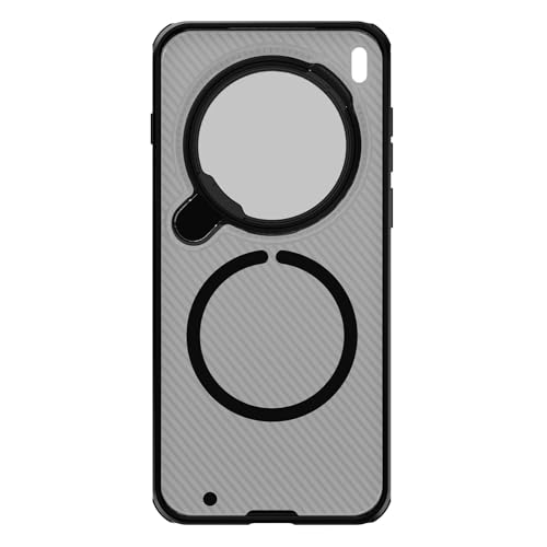 Image of Nillkin Case for Vivo X300 (6.31 inch Inch) CamShield Prop Magnetic Flip Style Transparent Lens Camera Protect Mobile Holder TPU + PC Transparent Black Color