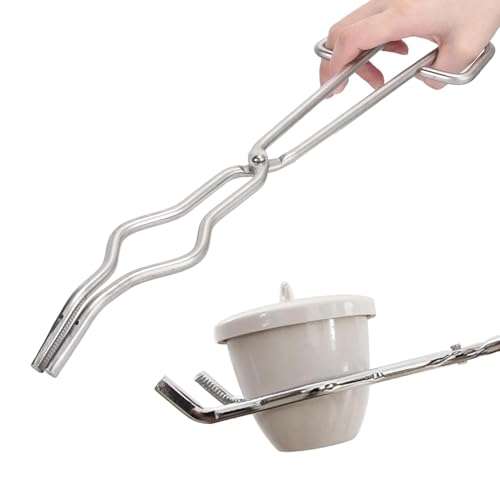 Image of Labart Stainless Steel Crucible Tongs for Laboratory Professional Foundry, Beaker Laboratory Holder Stainless Steel Crucible Tongs 18 inch