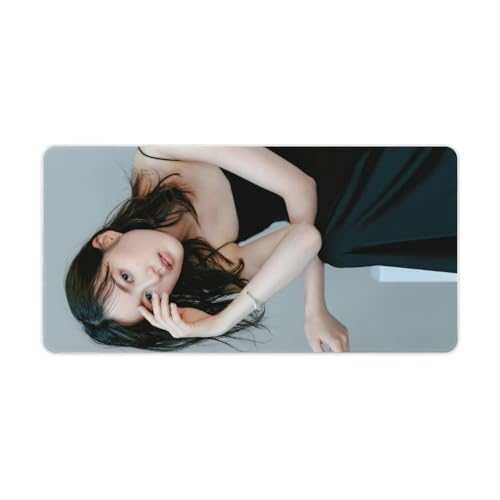 for 生田絵梨花 マウスパッド 超大型 マウスパッド ミングマウスパッド デスクマット 人気 人気写真 おしゃれ かわいい キーボードマット 防水 滑り止 耐久性が良い プレイマット 快適操作性 パソコン 周辺機器 贈り物 30x60cm(116 )
