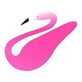 Parliky Fotoverzierung Flamingo-Windmühle Für Außenbereich Rasenornamente Außendekoration Hawaiianisches Flamingo-Gartenfiguren Wirbel-Flamingo-Vogel Gartendekoration Für Draußen