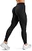 Sogetdo Workout Leggings for Women Scrunch Butt 25" Black-S