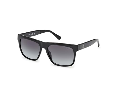 Lunettes GUESS GU00222 noir brillant la perfection des finitions