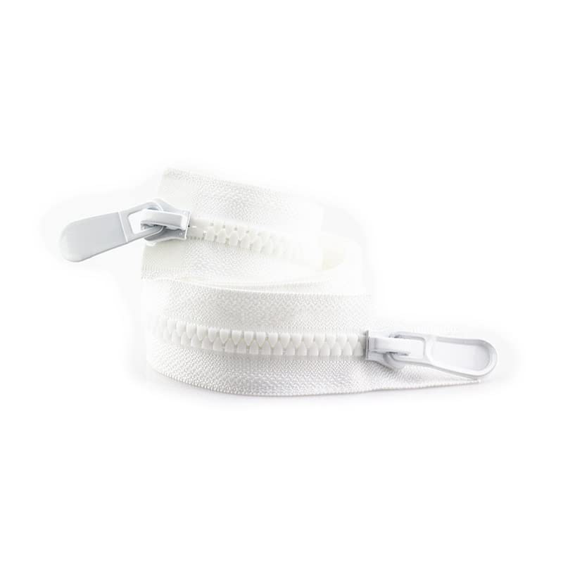 Two Way Open Ended Zipper 70-100cm Zippers Double Slider Single Puller Open-end Auto Lock Zip for Jacket Outdoor Backpack Accessories (Color : C, Size : 70cm)