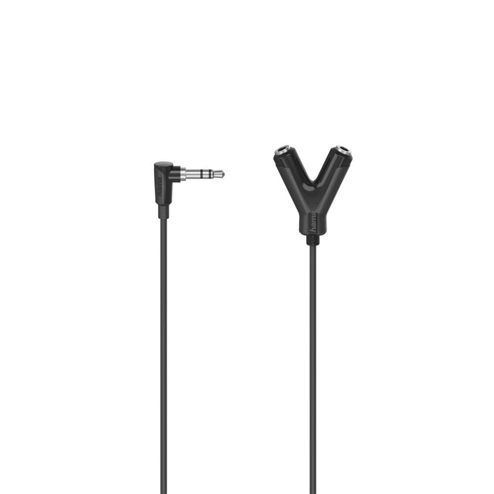Hama Audio-Adapter 3,5-mm-Klinken-Stecker - 2 x 3,5-mm-Klinken-Kupp.