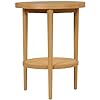 Amazon.com: Nathan James Sonia Boho Round Accent End Table, Natural ...