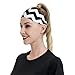 Classic Black White Chevron Zigzag Pattern Fashionable Outdoor Sports Decoration Sweat Proof and Absorbent Belt