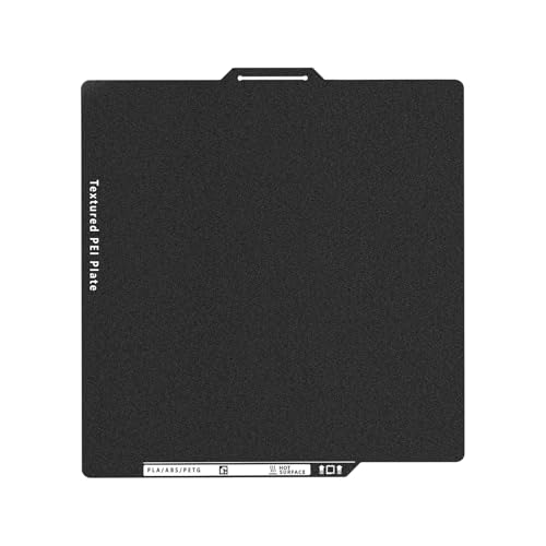 X1C, P1P, P1S, P2S PEI Build Plate, 3D Printer Double Sided Black Textrued PEI Platform with Identification Code for Bam
