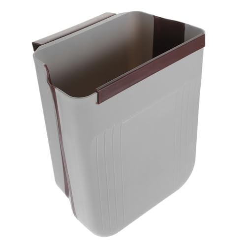 Papelera puede sostenedor de la pluma de pared pequeño Papelera Organizador pequeño Papelera Pared Puede colgar Basura Basurero Papelera Bastidor Tpr plegable