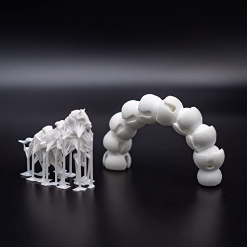 Image of Siraya Tech Fast Mecha ABS-Like 3D Printer, Scratch-Resistant, Shatterproof, High Precision, Standard Photopolymer 405 Nm, UV-Hardening for LCD /DLP 3D Printing (Mechanical White, 1 kg)