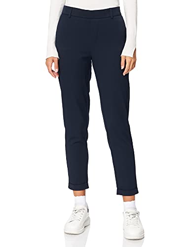 Vero Moda Vmmaya Mr Loose Solid Pant Noos, Pantalones Mujer, Azul (Night Sky), L / 34L