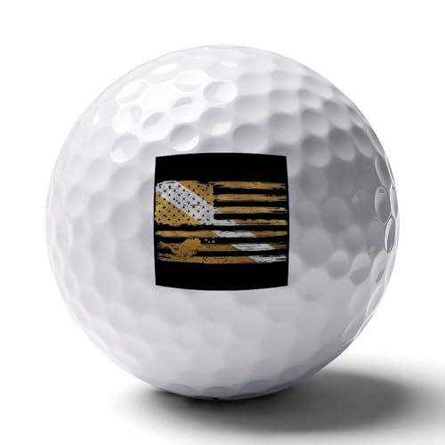 Vintage Golden America Diver USA Flag Scuba Diving Dive Flag