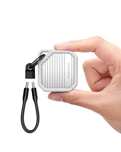 Boîtier SSD 2230 M.2 NVMe USB-C 10 Gbit/s externe en aluminium gris clair
