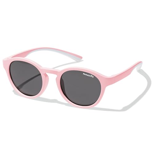 Mausito Sonnenbrille Kinder 3-6 Jahre UV400 & Kategorie 3 Gläser | Flexible Bügel aus TPEE & Polycarbonat | Europäisches Design