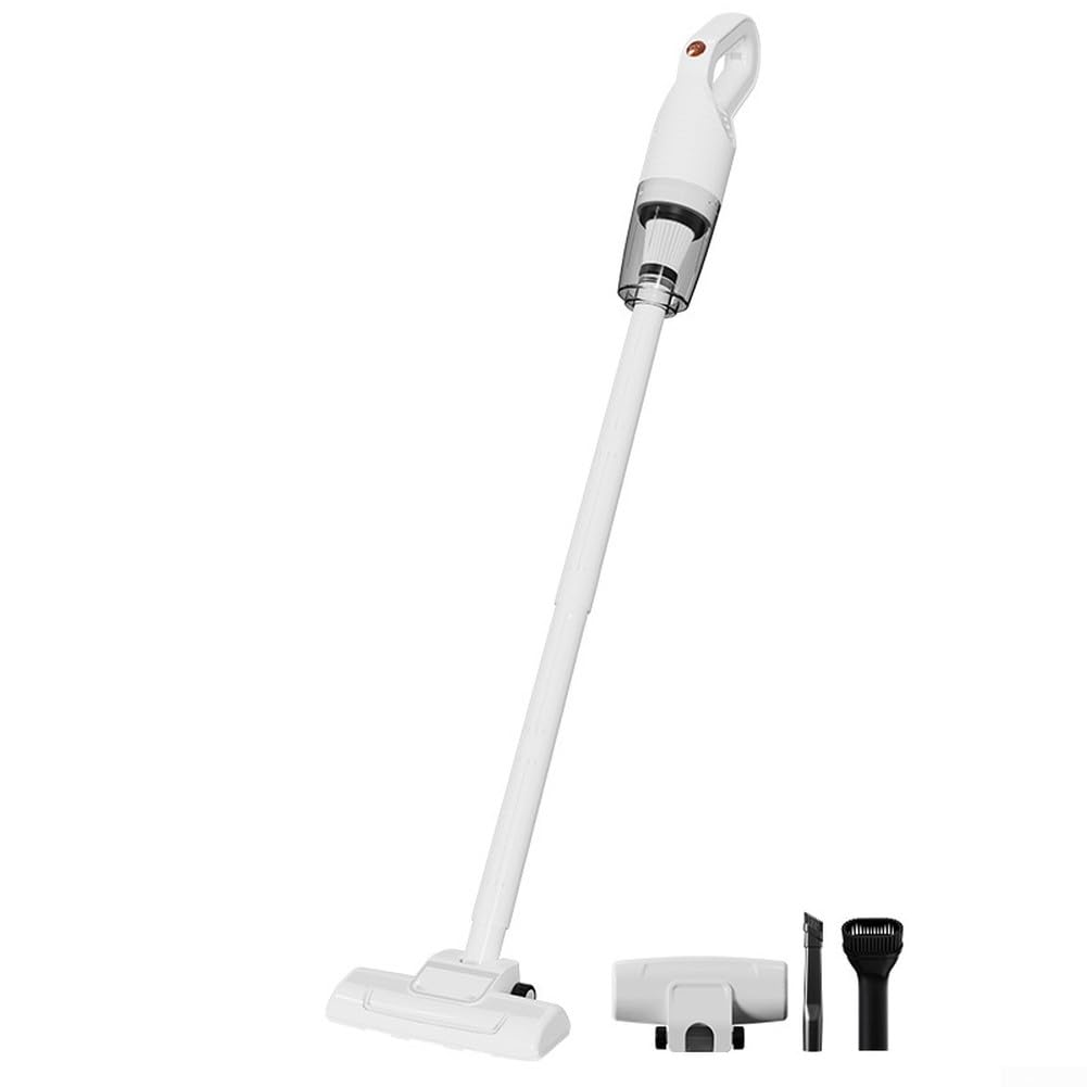 Lightweight Cordless Handheld Vacuum Cleaner 15000Pa Suction For Home Car Cleaning For Carpet Hardwood Floors And Vehicle Interiors(English White)