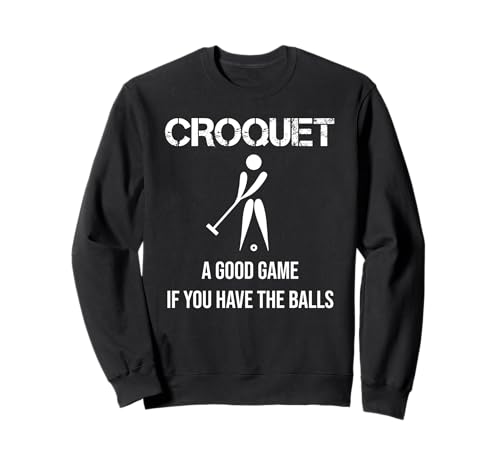 Divertida camiseta de regalo de croquet, jugador de croquet, amante de los fanáticos Sudadera