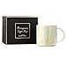 COLLECTIVE HOME - Ceramic Coffee Mug, Iridescent Finish Cups, Personalized Lowercase Embossed Lettering, Lustrous Multicolored Finish, Ideal for Unique Gifts (m)
