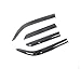 Zestaw owiewki pasuje do Chevrolet Spark M300 2009-2015 Auto Black przyciemniany wizjer boczny do samochodu osłona na szybę samochodową, markizy, schronienia, ochrona przed deszczem, drzwi, wentylator