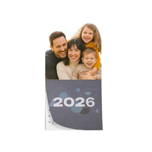 Calendario Magnético Personalizado 2025-2026 para Nevera con Foto – Imán Grande – Regalo Original Familiar y Navidad. Detalles únicos. (Pack 1)