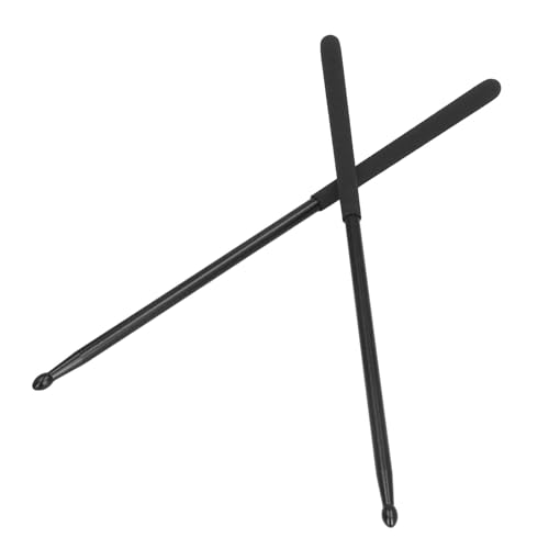 Baquetas Profesionales de Metal, Par de Baquetas de Aleación de Aluminio 5A para Redoblante y Bombo, Ligero, Ideal para Batería y Ensambles de Percusión miniatura 3